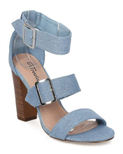 Breckelle's Morgan-21 Elegant Sexy Buckle Stiletto Heel Sandals