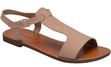 Breckelle's Women's Slingback T-Strap Buckle Flat Sandal