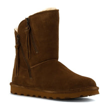 Bearpaw Mimi Women Round Toe Leather Brown Winter Boot
