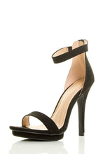 Wild Diva Womens Open Toe Ankle Strap High Stiletto Heel Platform Pump Sandal
