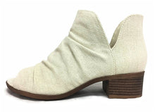 Soda Women's Scrunch Open Side Ankle Bootie