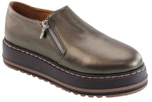 DBDK Women's Slip On Zip Platform Creeper