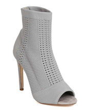 Cape Robbin GK04 Women Knitted Peep Toe Stiletto Sock Bootie