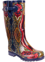 TWO Nomad Women's Drench Colorful Pattern Print Waterproof Rain Boots
