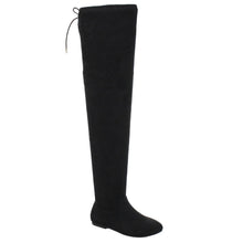 NATURE BREEZE FD72 Women's Stretchy Thigh High Flat Heel Boot Half Size Small