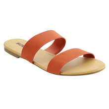 BROWSE! By Soda Women's Dual Straps Slip On Sandals