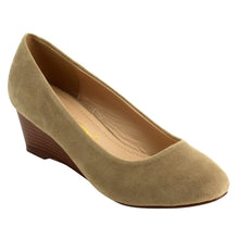 Chase & Chloe EC78 Women's Classic Mid Wedge Heel Dress Pumps