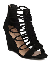 Breckelle's Carey-01 Elegant Sexy Buckle Stiletto Heel Sandals
