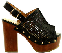 Refresh Footwear Women's Peep Toe Slingback Clog Platform Sandal