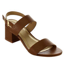 Refresh ID91 Women's Double Strap Sling Back Block Heel Dress Sandal