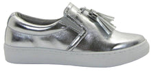 Soda Women's Closed Almond Toe Tassel Loafer Platform Flatform Fashion Sneaker