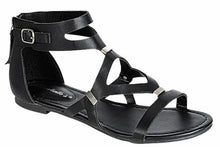 Breckelle's Women's Cutout Gladiator Grommet Strappy Flat Sandal
