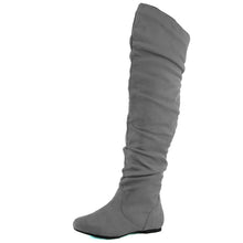 Nature Breeze Women's Vickie Hi Slouchy Over The Knee Boots