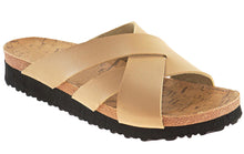 Cambridge Select Women's Crisscross Platform Slip On Slide Sandal