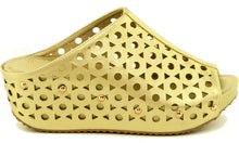 Refresh Footwear Women's Slip On Peep Toe Platform Sandal
