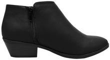 Cambridge Select Women's Round Toe Stacked Heel Western Ankle Bootie