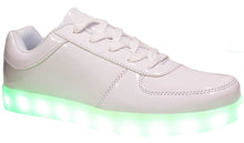 Forever Link Women's Signal-60 Lace Up LED Fashion Sneakers with Light Show/Chargeable