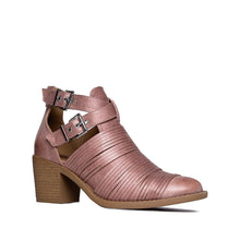 Qupid Strappy Western Booties