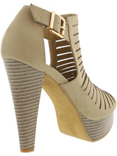 Top Moda Women's Table-6 Gladiator Bootie Sandals