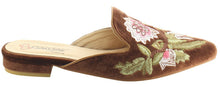 DBDK Women's Floral Embroidered Pointed Toe Mule