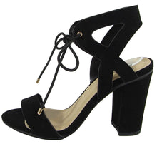 Delicious Women's Cutout Stacked Platform Heeled Sandal