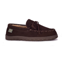 RJ's Fuzzies Mens Sheepskin Leather Lined Moccasins