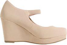 City Classified Women's Mary Jane Strappy Wedge Platform Sandal