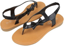 Women's Gladiator Sandals Flats with Bow On The Thong