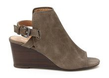 Esprit Women's Angie Open Back Heel Buckle Closure Wedge Heel Sandal Bootie
