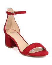 Women Faux Suede Chunky Heel Sandal - Dressy, Minimal, Everyday - Ankle Strap Pump - GC41 By Wild Diva