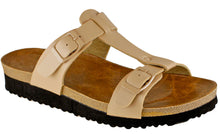 Cambridge Select Women's Double Buckle Slip On Slide Sandal