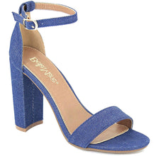Bella Marie Women's Strappy Block High Heel Sandal
