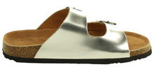 Refresh Footwear Women's Two Strap Slip On Slide Sandal
