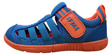 IFME Kid's Playa Venice Elastic Lace Mesh Hook and Loop Fisherman Style Sandal