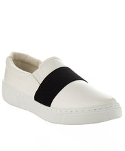 Qupid Women's Fashion Metallic Shiny Slip On Flatform Platform Low Top Sneaker