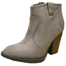 Cambridge Select Women's Western Stacked Chunky Heel Ankle Bootie
