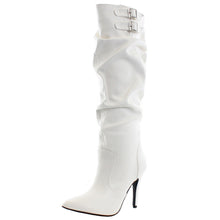 Breckelles Brandi-12 Slouchy Knee High Pointy Toe Stiletto Boots