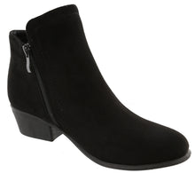 Top Moda Women's Closed Round Toe Zipper Chunky Stacked Block Heel Ankle Bootie