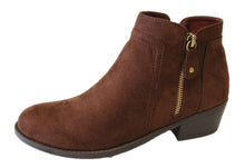 Refresh Women's Tildon-06 Suede Low Heel Ankle Bootie