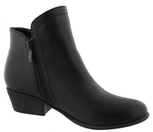 Top Moda Women's Western Closed Toe Zipper Chunky Stacked Heel Ankle Bootie
