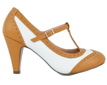 Chase & Chloe Women's T-Strap Oxford Mary Jane Pump