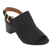 City Classified Women's Peep Toe Stacked Chunky Heel Sling Back Ankle Bootie