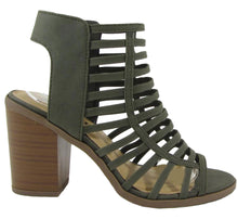 City Classified Women's Cutout Caged Zipper Bootie