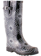 TWO Nomad Women's Drench Colorful Pattern Print Waterproof Rain Boots