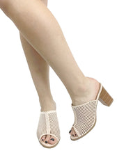 Womens Cut-Out Platform Summer Chunky Heel Shoes Slingback Booties