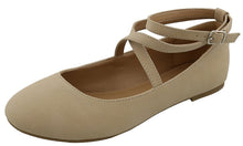 Top Moda Women's Brea-3 Strappy Ballet Flat
