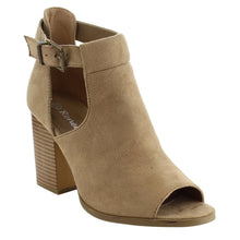 Reneeze AF79 Women's Cut Out Chunky Heel Buckle Heels Sandals