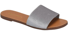 Breckelle's Women's Velvet Strappy Flat Slipper Slide Sandal