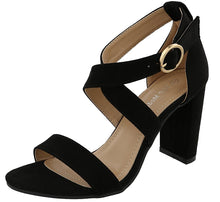 Top Moda Women's Crisscross Strappy Platform Heel Open Toe Sandal