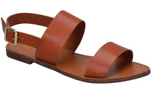 Breckelle's Women's Slingback Open Toe Flat Sandal